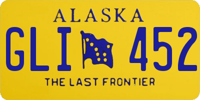 AK license plate GLI452