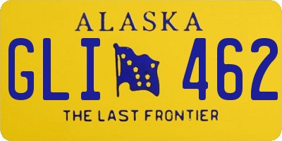 AK license plate GLI462