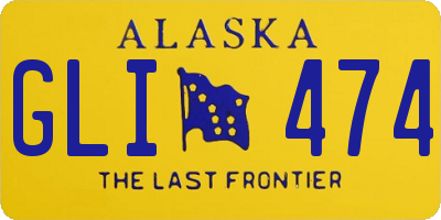 AK license plate GLI474