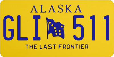 AK license plate GLI511