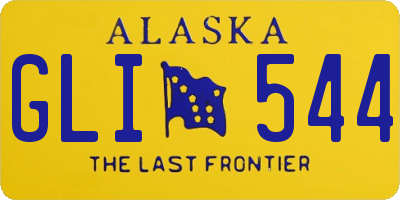 AK license plate GLI544