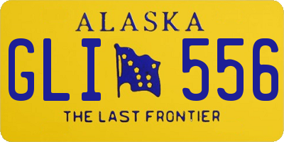 AK license plate GLI556