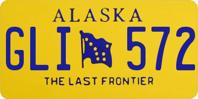 AK license plate GLI572