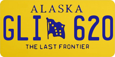 AK license plate GLI620