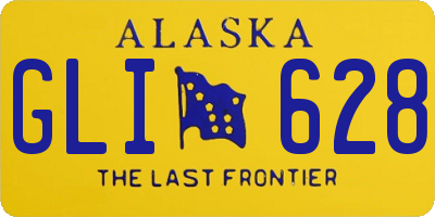 AK license plate GLI628