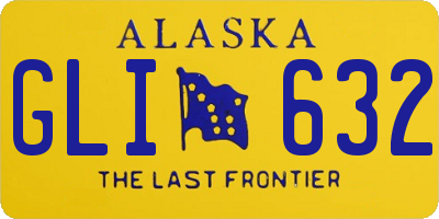 AK license plate GLI632
