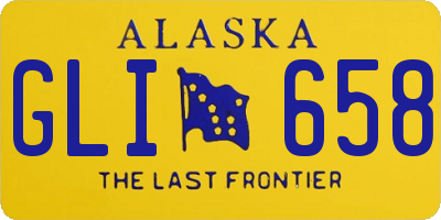 AK license plate GLI658