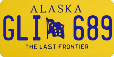 AK license plate GLI689