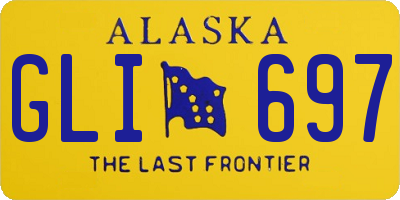 AK license plate GLI697