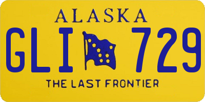AK license plate GLI729