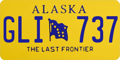AK license plate GLI737