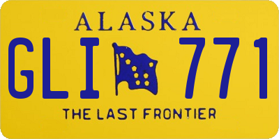 AK license plate GLI771