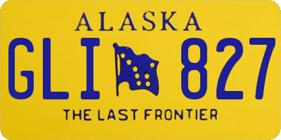 AK license plate GLI827