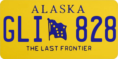 AK license plate GLI828
