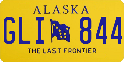 AK license plate GLI844