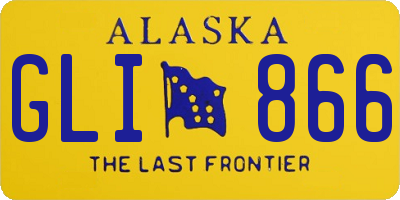 AK license plate GLI866