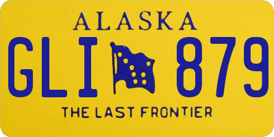 AK license plate GLI879