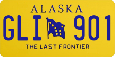 AK license plate GLI901
