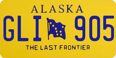 AK license plate GLI905