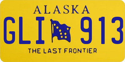 AK license plate GLI913