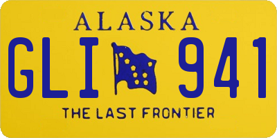 AK license plate GLI941