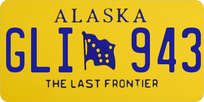 AK license plate GLI943