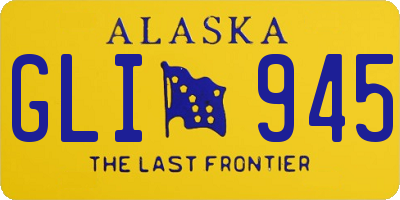AK license plate GLI945