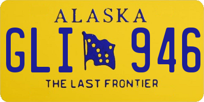 AK license plate GLI946