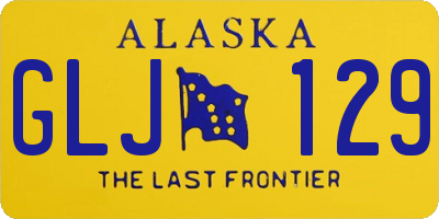 AK license plate GLJ129