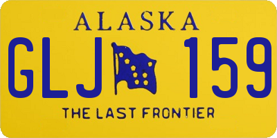 AK license plate GLJ159