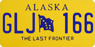 AK license plate GLJ166