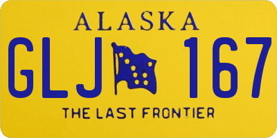AK license plate GLJ167
