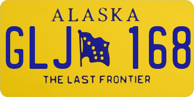 AK license plate GLJ168