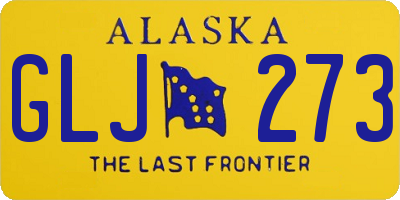 AK license plate GLJ273