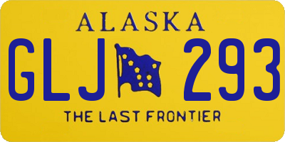 AK license plate GLJ293