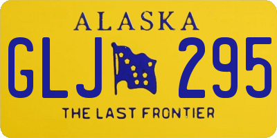 AK license plate GLJ295