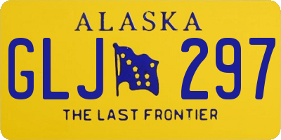 AK license plate GLJ297