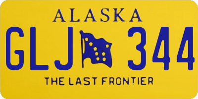 AK license plate GLJ344