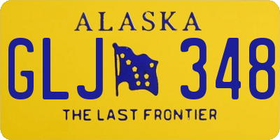 AK license plate GLJ348