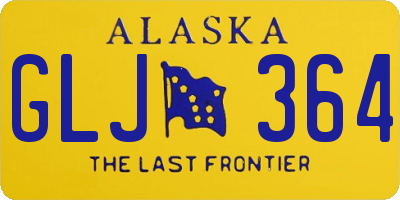 AK license plate GLJ364