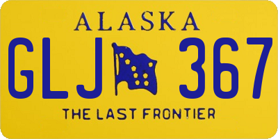 AK license plate GLJ367