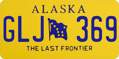 AK license plate GLJ369