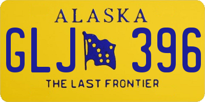 AK license plate GLJ396