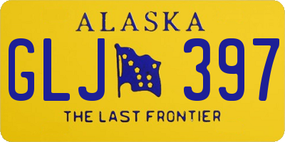 AK license plate GLJ397