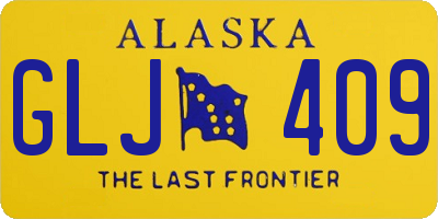 AK license plate GLJ409
