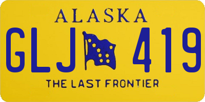 AK license plate GLJ419