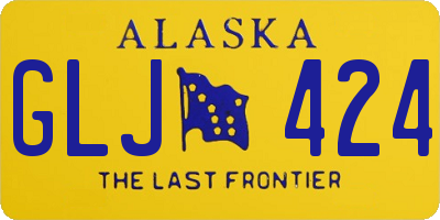 AK license plate GLJ424