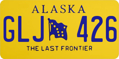 AK license plate GLJ426