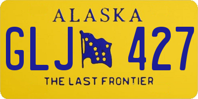 AK license plate GLJ427