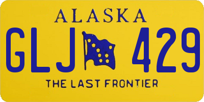 AK license plate GLJ429